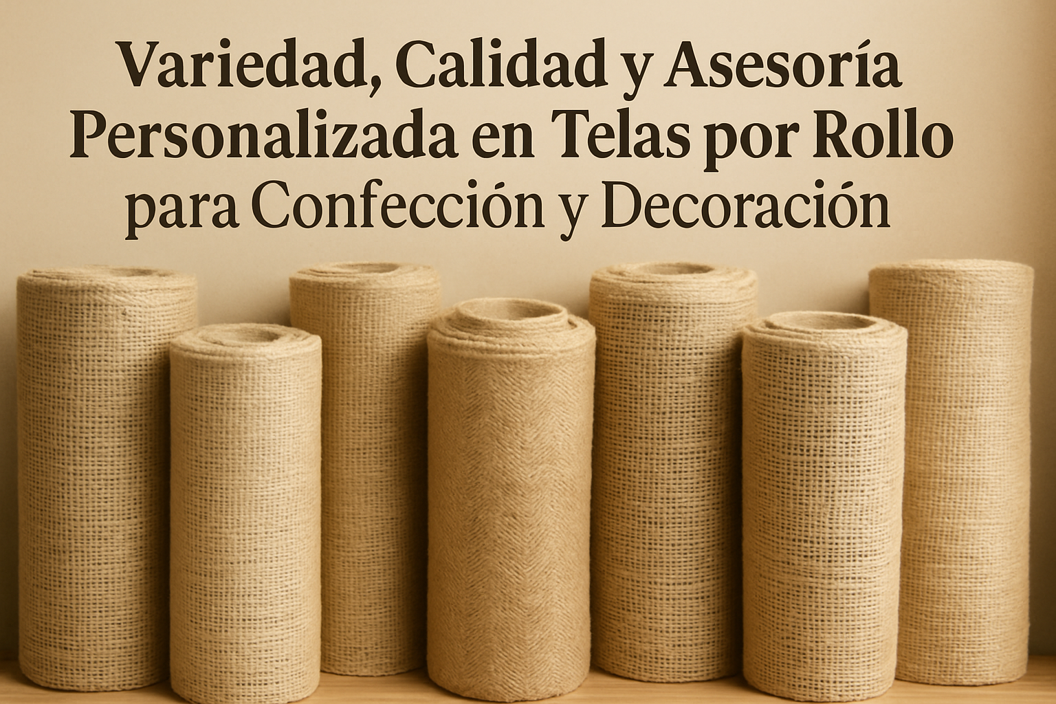Manta natural tela usada para confección de decoración y proyectos textiles